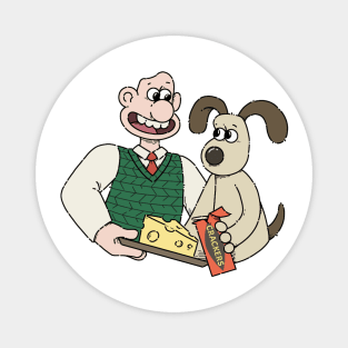 Cheese and Crackers Magnet